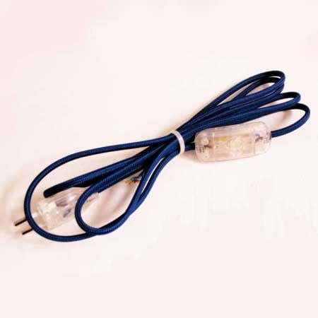 Conexion cable para lampara azul