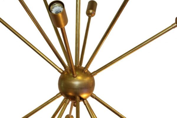 Lampara techo Sputnik metal 16 detalle
