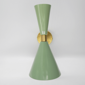 Aplique de pared mid century verde oliva