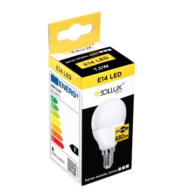 bombilla led e14 4000k 680lm
