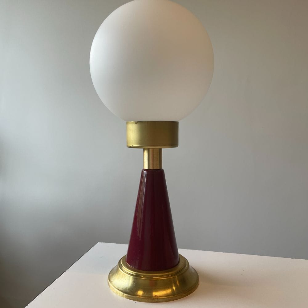 lampara-de-mesa-cono-vintage-granate-sobremesa lampara-de-mesa-cono-vintage-granate-sobremesa