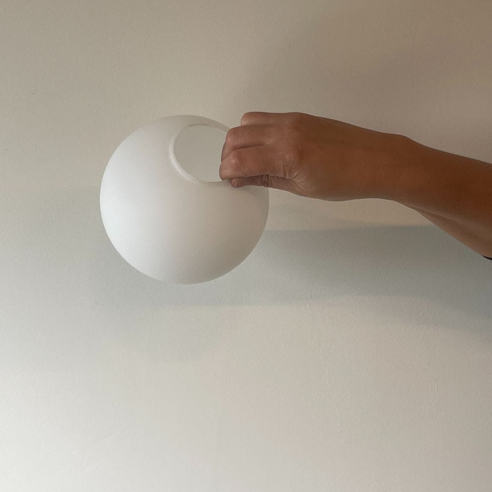 tulipa-blanca-mate-para-aplique-pared tulipa-blanca-mate-para-aplique-pared