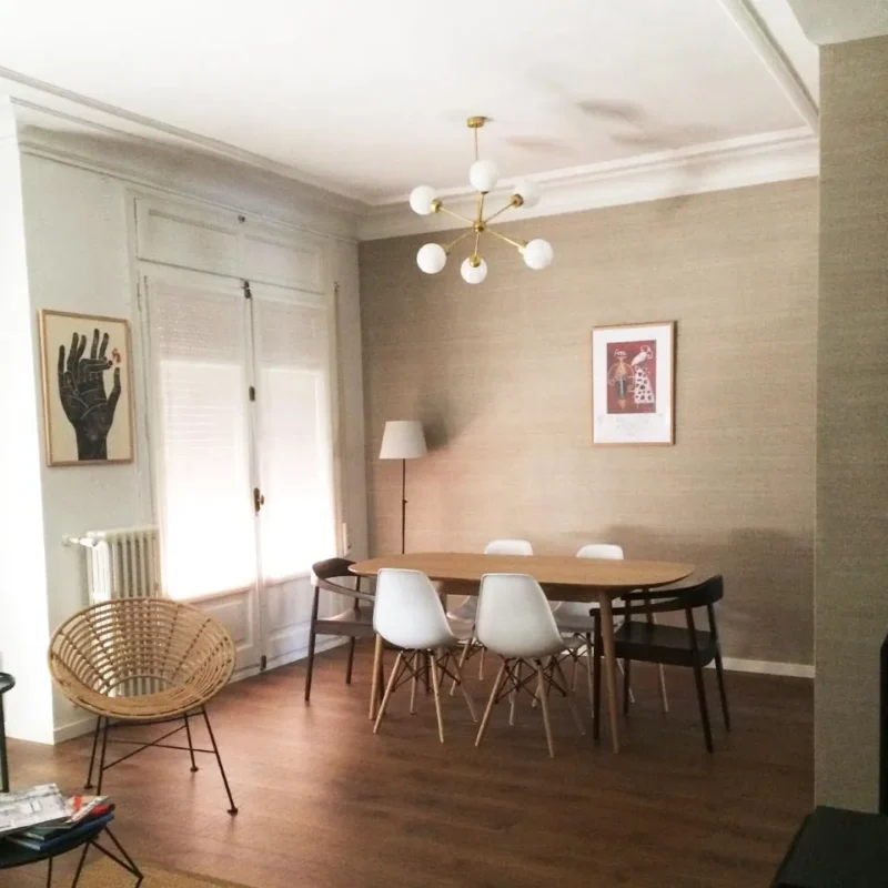 Lámpara Sputnik Globo 6 luces para comedor