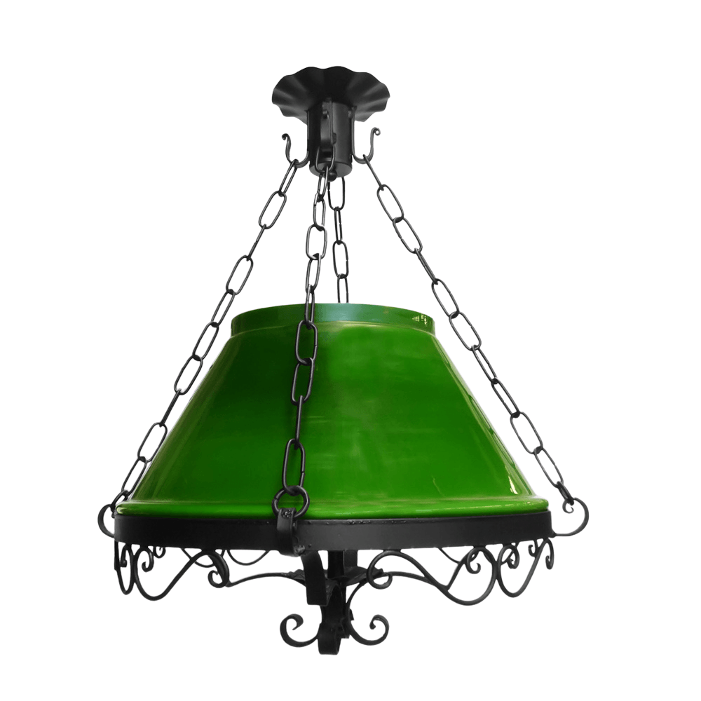 Lámpara colgante Bertina negro verde sin fondo Lámpara colgante Bertina negro verde sin fondo