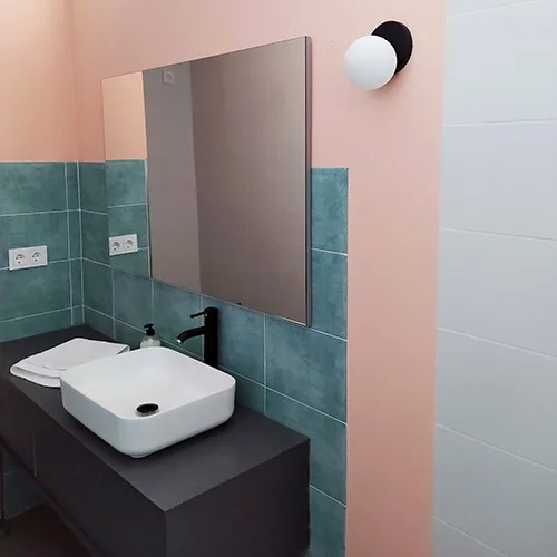 Aplique vintage blanco y negro