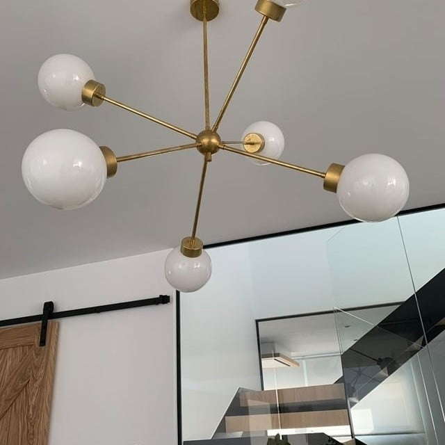 Lámpara Sputnik Globo 6 luces para salón