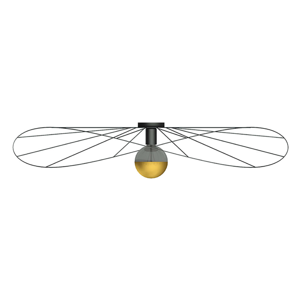 Sollux Lámpara de pared / Lámpara de techo ESKOLA 110 negro precio