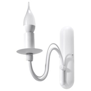Lámpara de pared MINERVA blanca