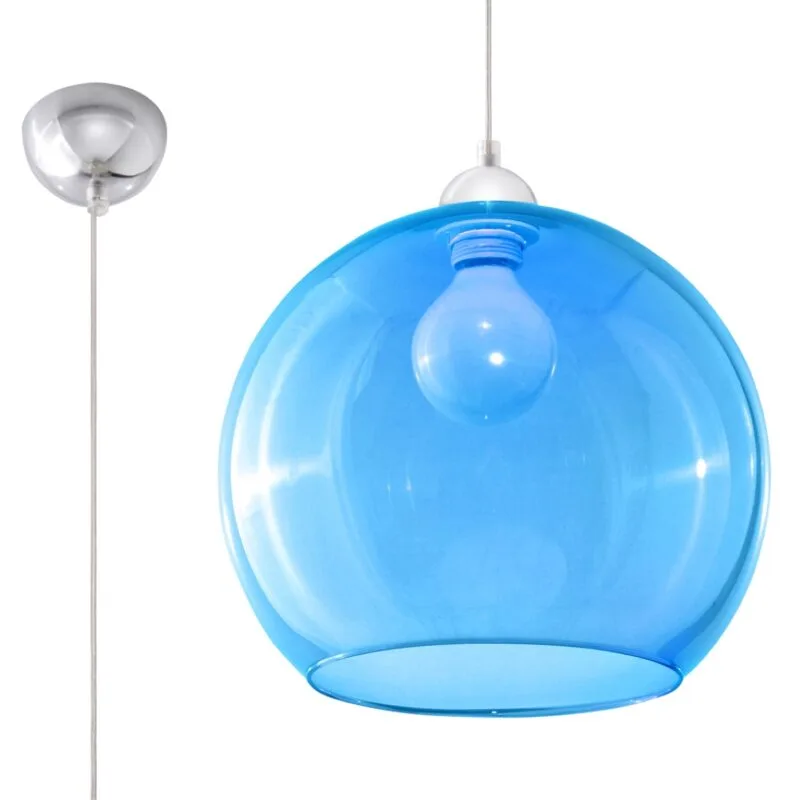 Lámpara de techo bola BALL azul