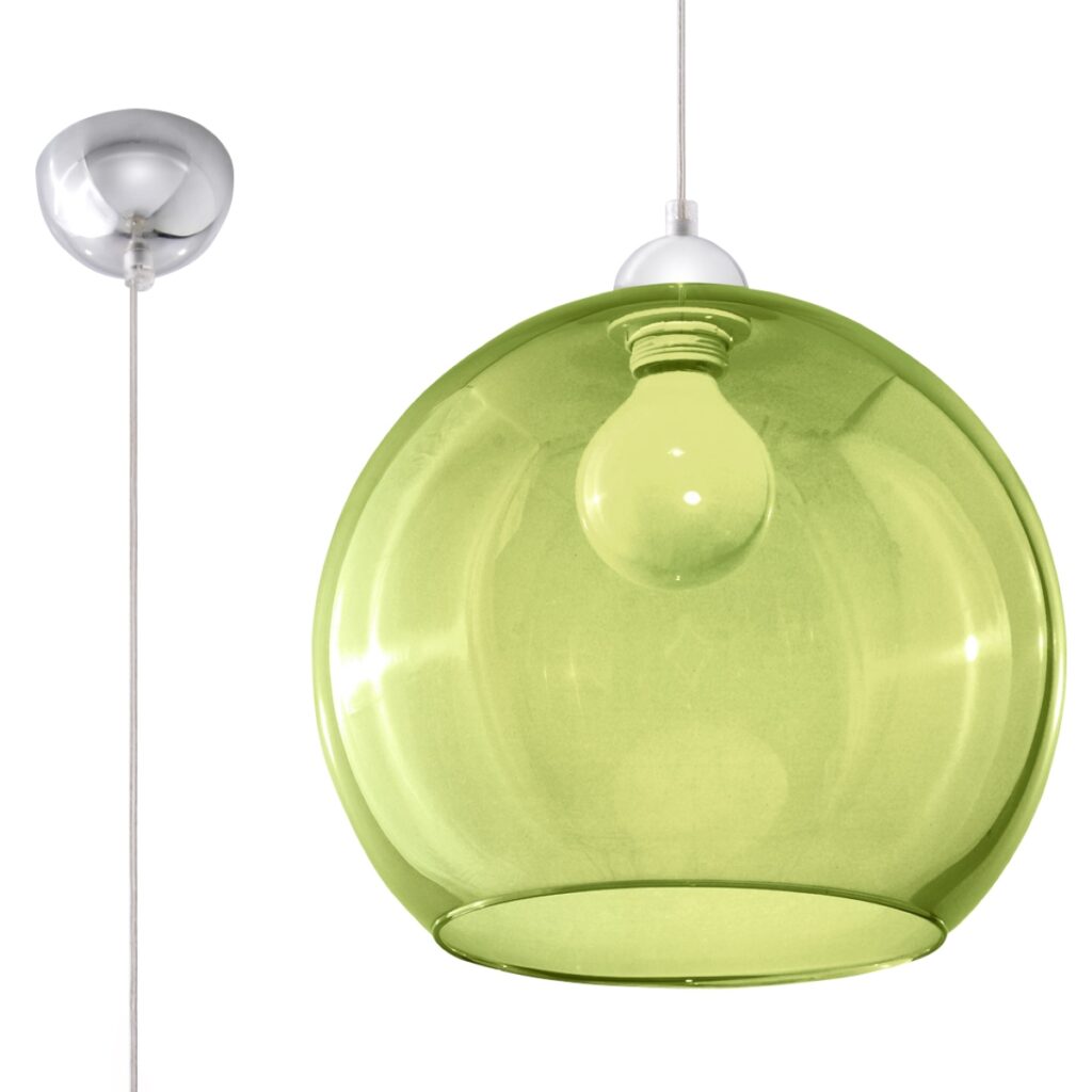 Lámpara de techo bola BALL verde
