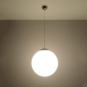 Lámpara colgante UGO 40 encendida