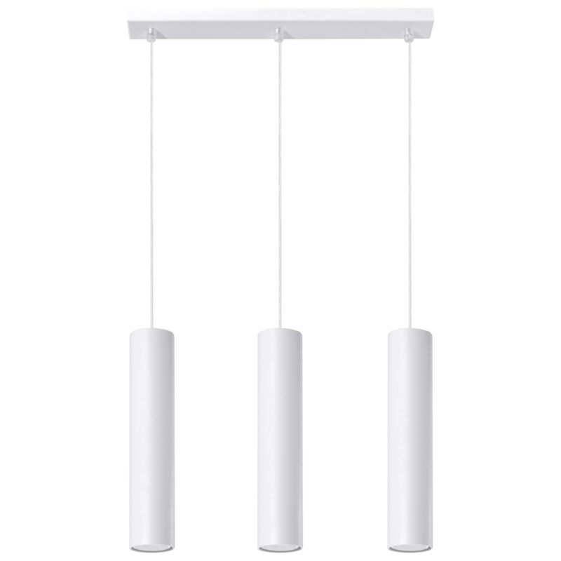 Lámpara colgante LAGOS 3L blanco