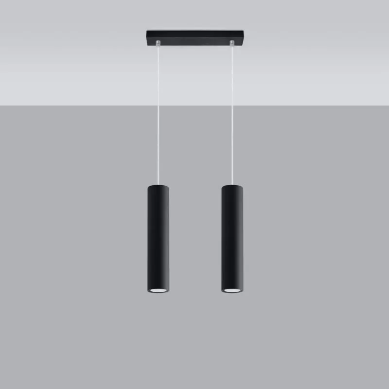 Lámpara colgante LAGOS 2 negro precio