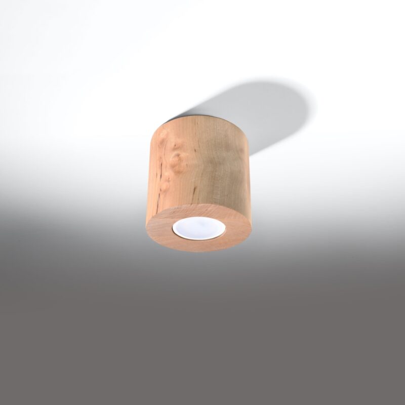 Lámpara de techo de madera natural ORBIS precio
