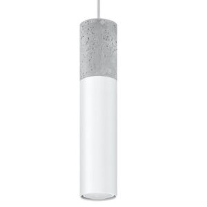 Lámpara colgante BORGIO 1 blanco