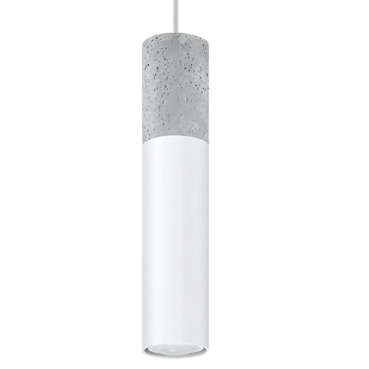 Lámpara colgante BORGIO 1 blanco