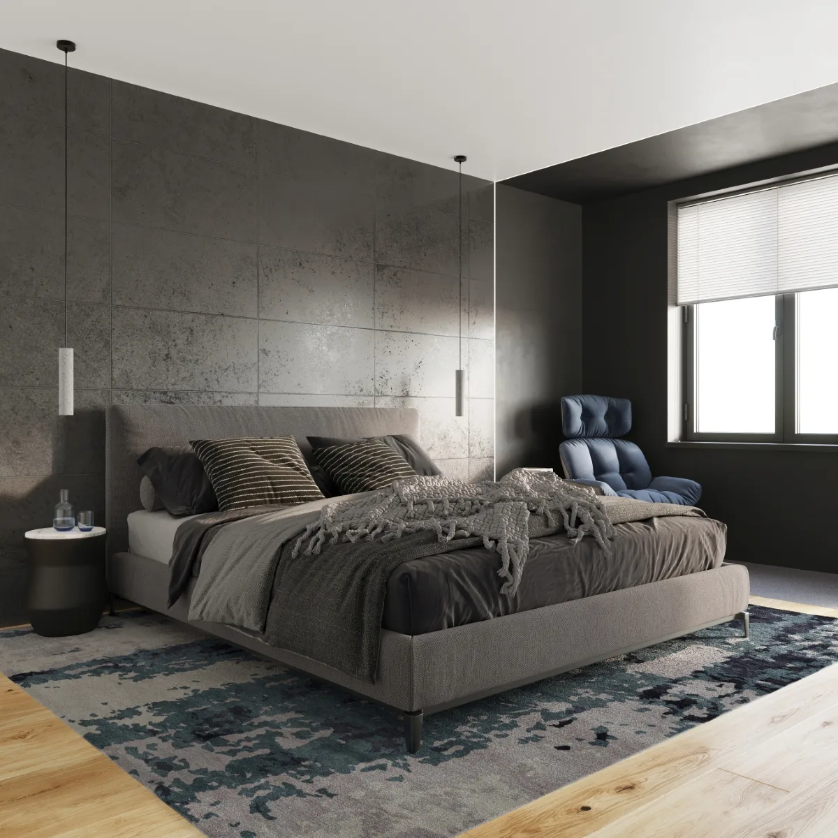 Lámpara colgante LUVO 1 instalada