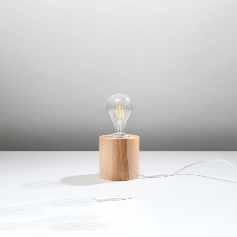 Lámpara de mesa de madera SALGADO precio