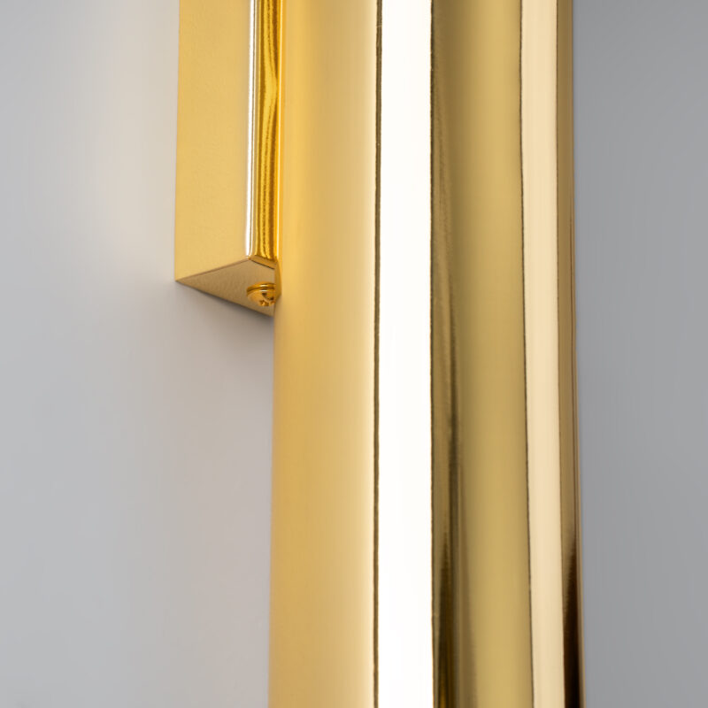 Lámpara de pared LAGOS 2 en oro pulido medidas