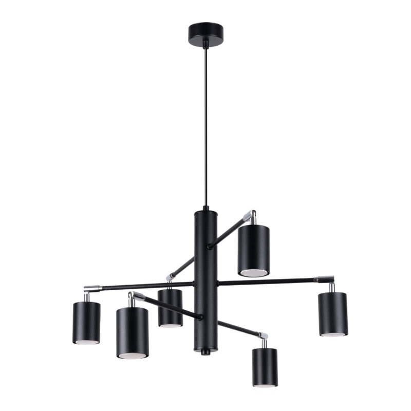 Candelabro LEMMI 6 negro