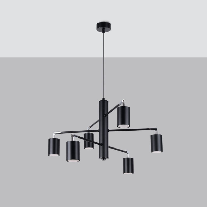 Candelabro LEMMI 6 negro precio