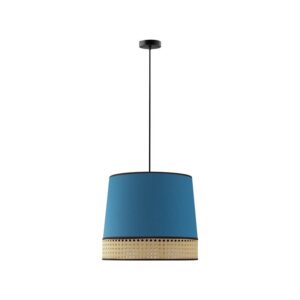 lampara-colgante-pantalla-rafia-vienes-azul