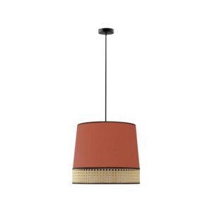 lampara-colgante-pantalla-rafia-vienes-terracota