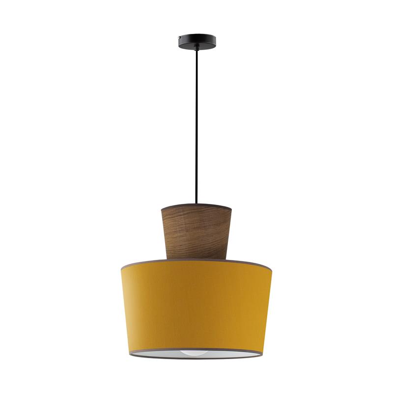 lampara-de-techo-pantalla-mostaza-madera-briana
