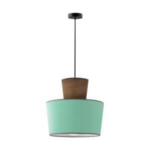 lampara-de-techo-pantalla-verde-azulada-madera-briana