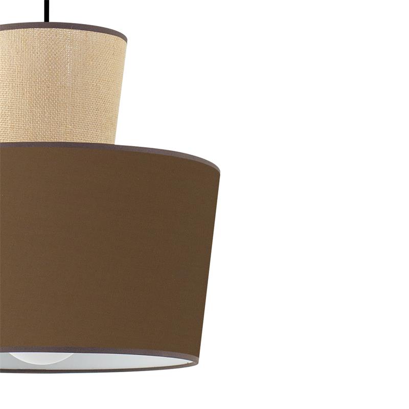 lampara-de-techo-yute-pantalla-tela-marron-elia-detalles lampara-de-techo-yute-pantalla-tela-marron-elia-detalles