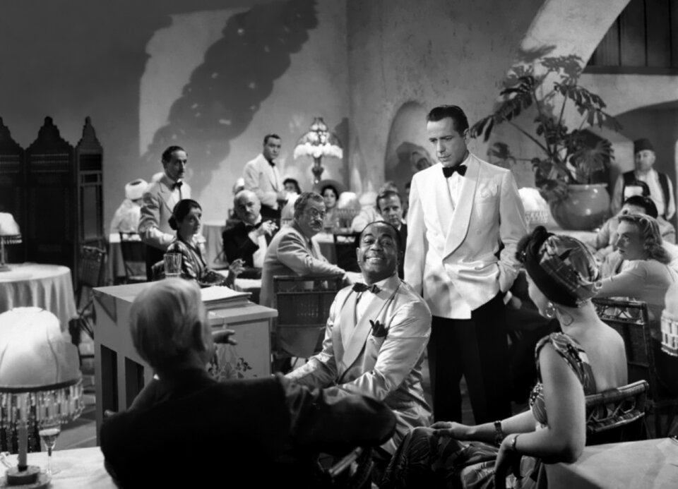 lamparas en la película Casablanca Rick Blaine