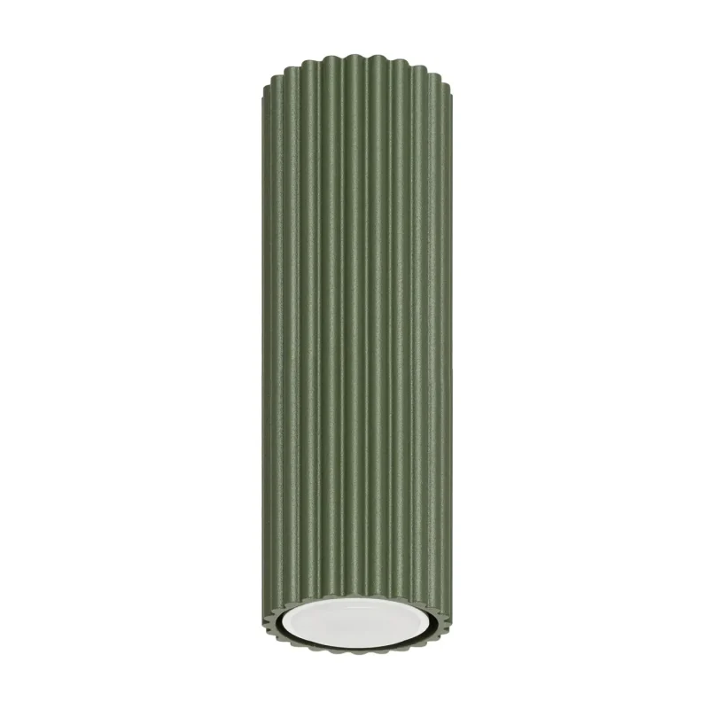 LAMPARA DE TECHO TUBO VERDE KARBON 20CM