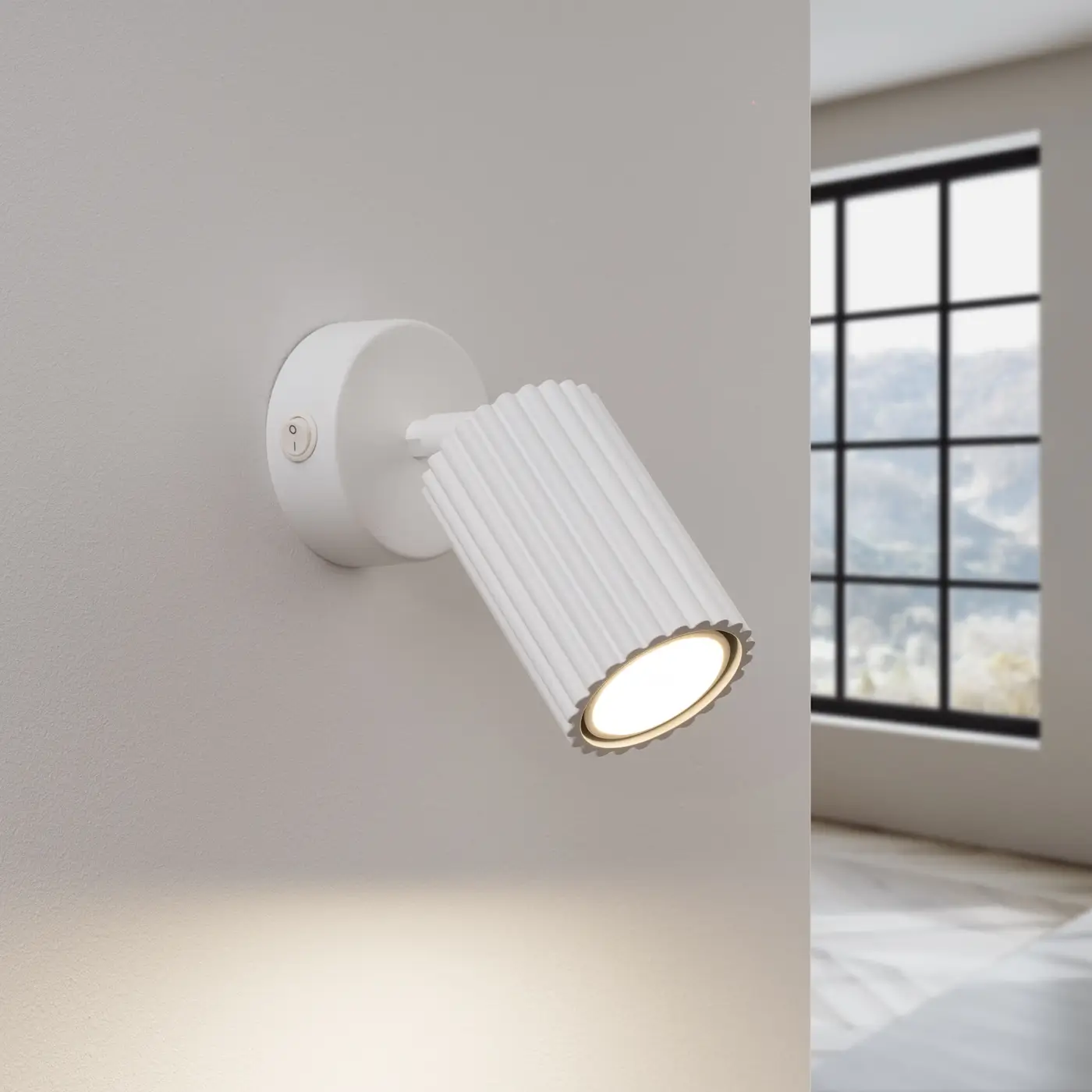 aplique de pared de color blanco karbon con interruptor aplique de pared de color blanco karbon con interruptor