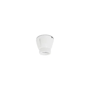 APLIQUE CERAMICA TECHO PARED BLANCO SIMPLE RECTO