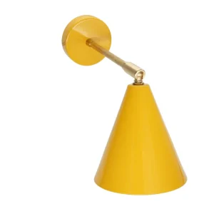 APLIQUE DE PARED AMARILLO MOSTAZA FLUX