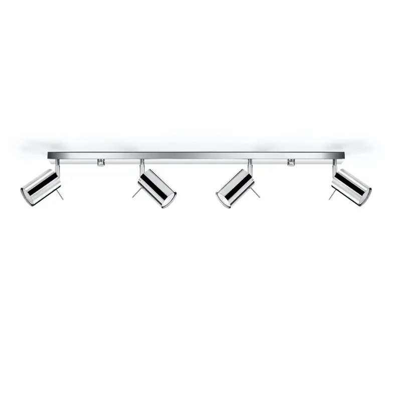 focos de techo cromados orientables ring 4 sollux focos de techo cromados orientables ring 4 sollux