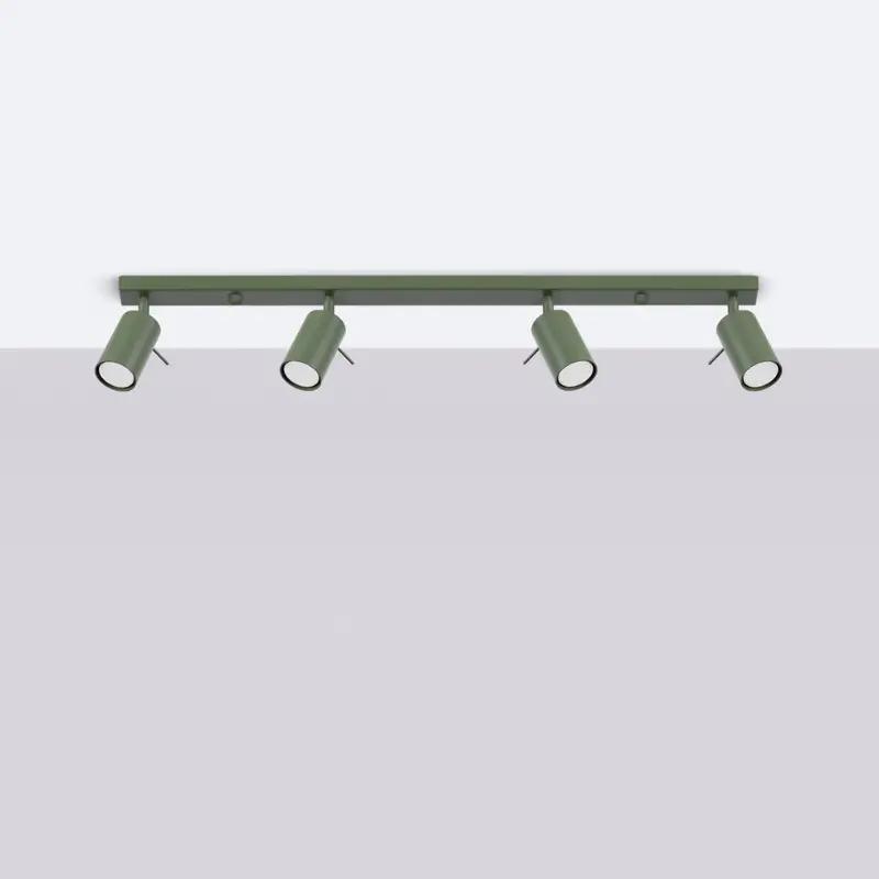 focos de techo verdes orientables ring 4 sollux focos de techo verdes orientables ring 4 sollux