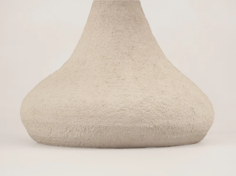 lampara de mesa ceramica artesanal ucha detalle de la base