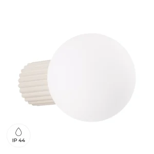 Aplique-HALO-beige-IP44-SOLLUX-LAMPARAS-MOLONAS