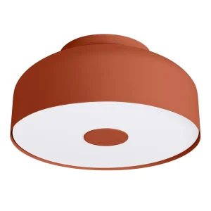 Lampara-de-techo-OMIQ-sollux-color-rojo-ocre-lamparas-molonas