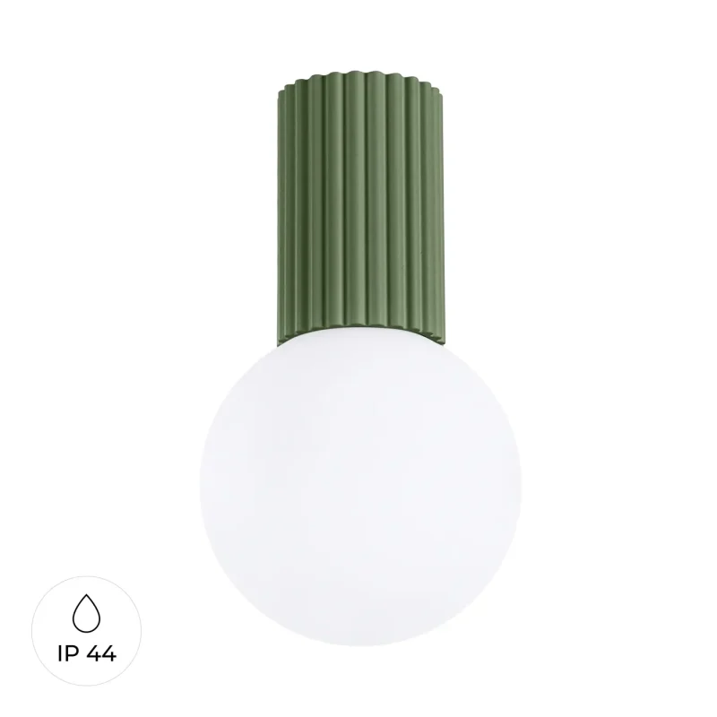 Lampara-de-techo-HALO-verde-oliva-sollux