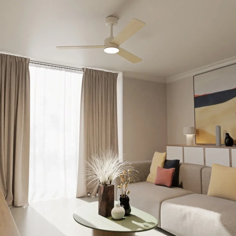 ventilador dc para 32m2 en salon