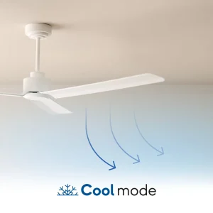 ventilador dc para 32m2 modo verano
