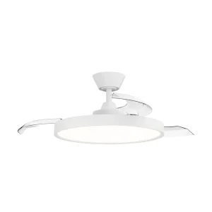 ventilador para 32m2 blanco aspas retractiles fuera