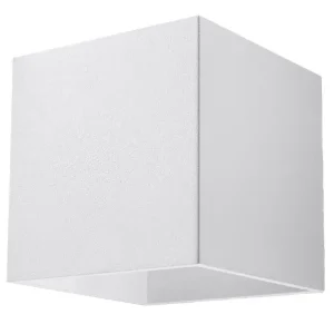 APLIQUE DE PARED BLANCO CUADRADO QUAD 1 SOLLUX