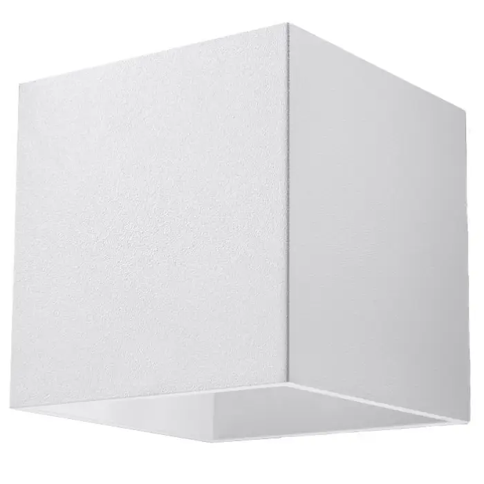 APLIQUE DE PARED BLANCO CUADRADO QUAD 1 SOLLUX