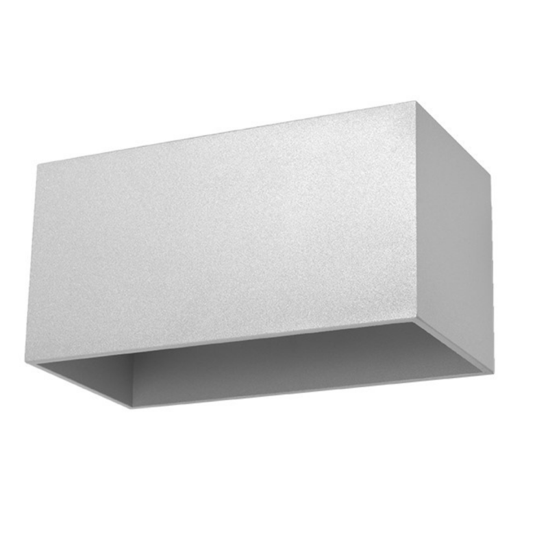 APLIQUE DE PARED GRIS QUAD MAXI DE SOLLUX