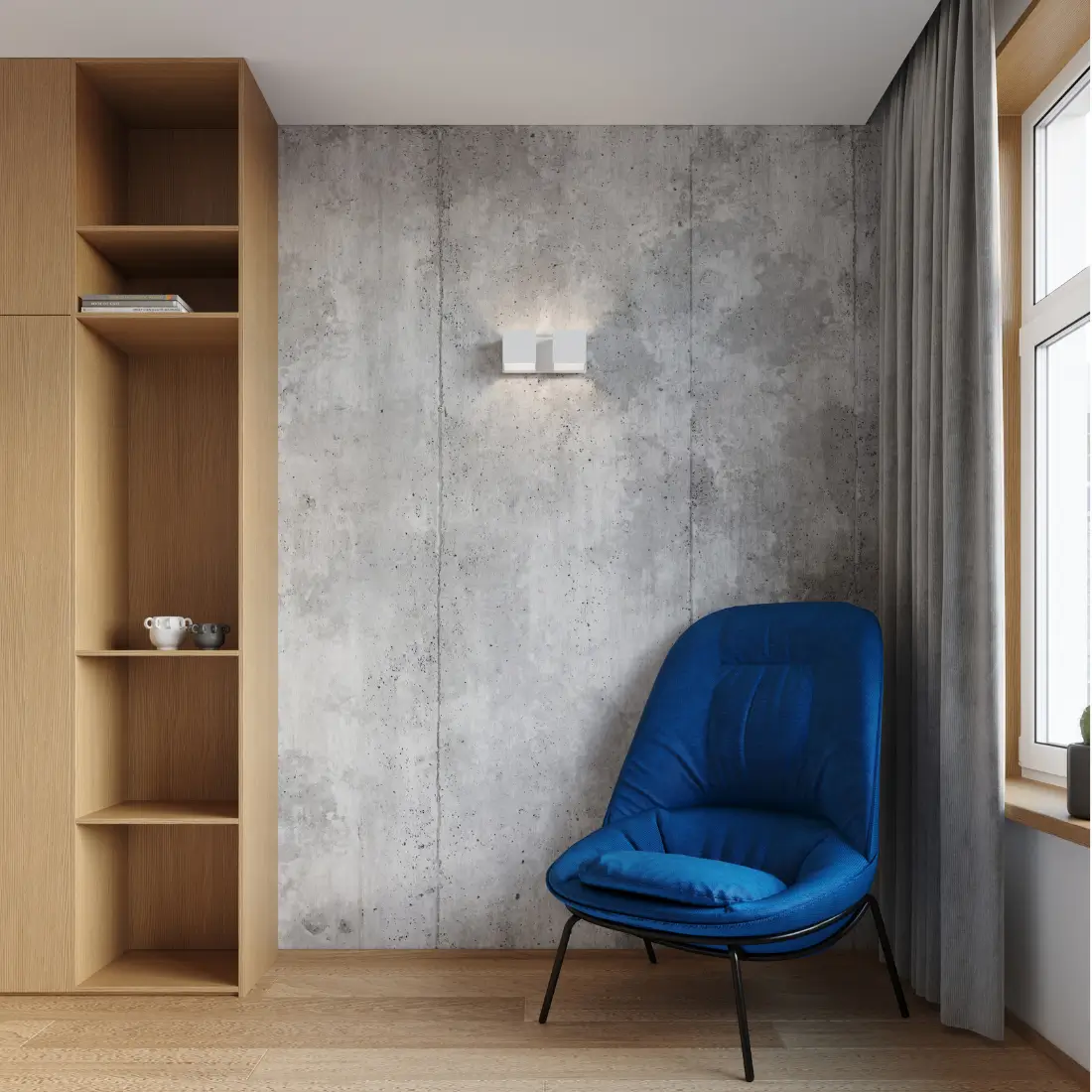 LAMPARA DE PARED BLANCA CUADRADA QUAD 2 LAMPARA DE PARED BLANCA CUADRADA QUAD 2