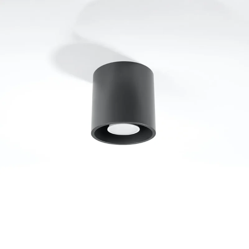 Lampara de techo Orbis 1 antracita de Sollux estilo minimalista – oferta exclusiva en Lampara Molonas