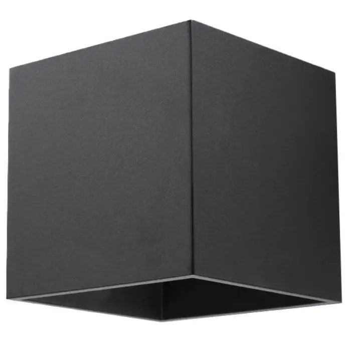 aplique cuadrado negro quad 1 sollux